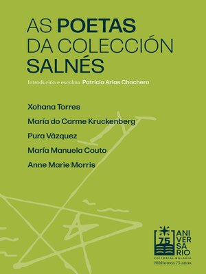 cover image of As poetas da colección Salnés